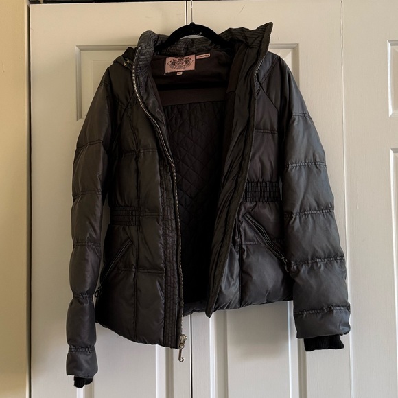 Juicy Couture Black Puffer Jacket - Picture 2 of 7